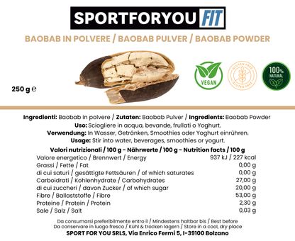 BAOBAB IN POLVERE (250G)
