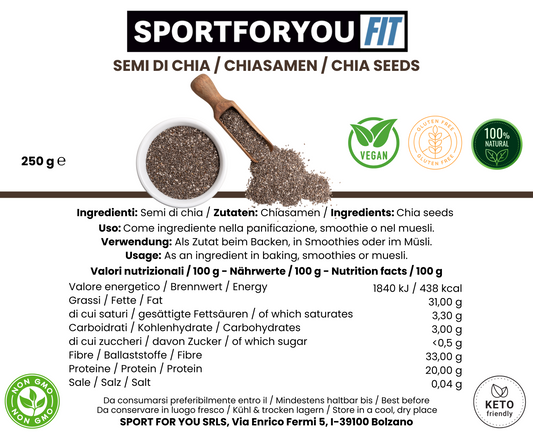 SEMI DI CHIA (250G)