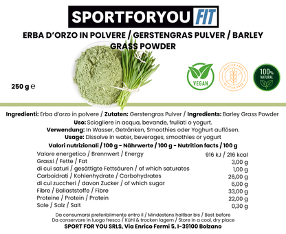 ERBA D'ORZA IN POLVERE (250G)
