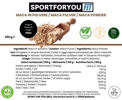 MACA IN POLVERE (250G)